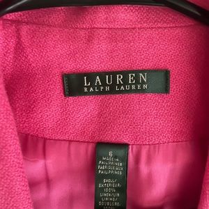 Ralph Lauren Pink Blazer Size 6